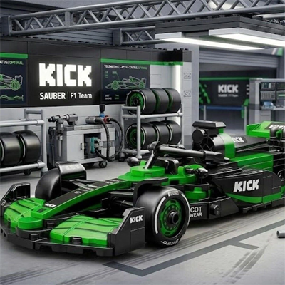 C55082W KICK SAUBER F1 TEAM C45-2025 348 PARÇA OYUNCAK
