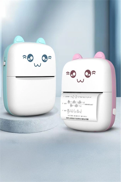 C9 Pembe Mini Yazıcı Taşınabilir Termal Yazıcı Kablosuz Bağlantı AP Kontrol Cep Yazıcısı