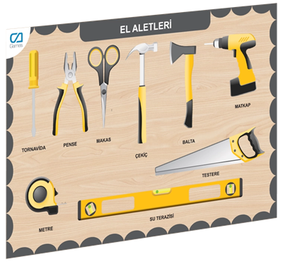 CAAHS-3210 CA GAMES AHŞAP EL ALETLERİ BUL-TAK - 1 Adet Stokta Olan Gönderilir