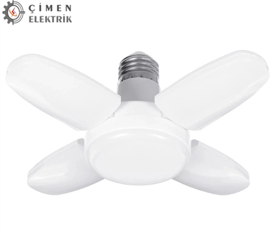 CATA CT 1151 Pervane 30W Led Ampul 6500K Beyaz Işık E27 Duy
