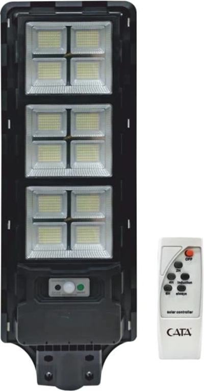 CATA CT 4642 300W Güneş Enerjili Solar Sokak Armatürü 6400K Beyaz Işık