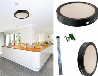 CATA CT 5235 Siyah Kasa Led Spot 18W 3200K Gün Işığı