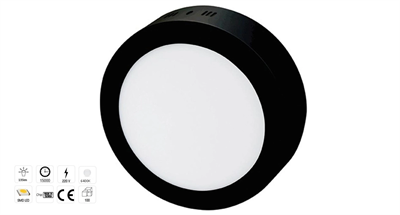 CATA CT 5235 Siyah Kasa Led Spot18w 6400K Beyaz Işık