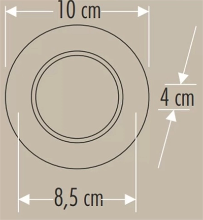 CATA CT 5258 Siyah Kasa Zepra Led Spot 6W 3 Renkli