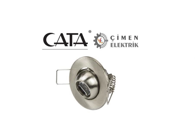 CATA CT 5268 1.5W Led Spot Satin Kasa Amber Işık