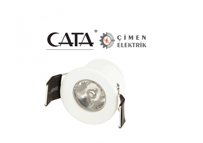 CATA CT 5270 1.5W Yıldız Led Spot Beyaz Kasa Mavi Işık