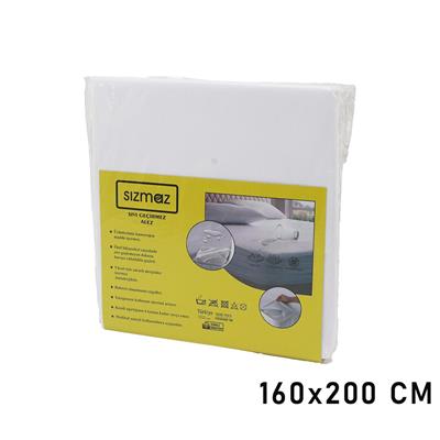 ÇİFT KİŞİLİK  YATAK KORUYUCU  SIVI GEÇİRMEZ  ALEZ  160X200CM   HAVA ALIR   ANTİBAKTERİYEL   ANTİALERJİK (3936)