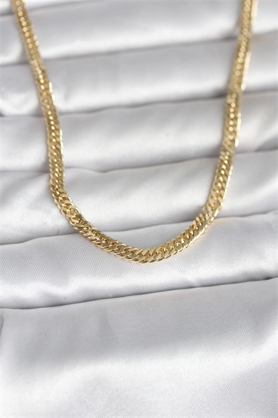 CM 14K Gold Renk Zincir Model 45 cm Kadın Kolye