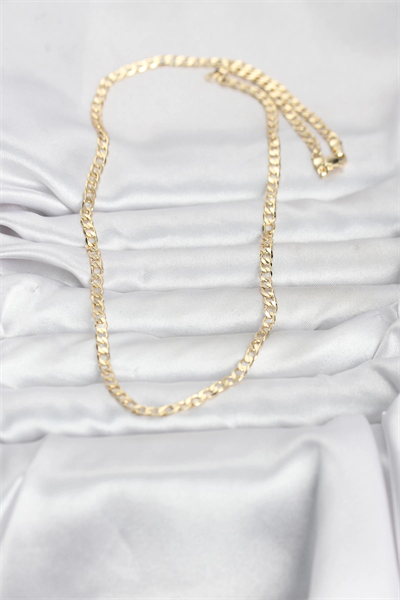 CM 14K Gold Renk Zincir Model 60 cm Kadın Kolye