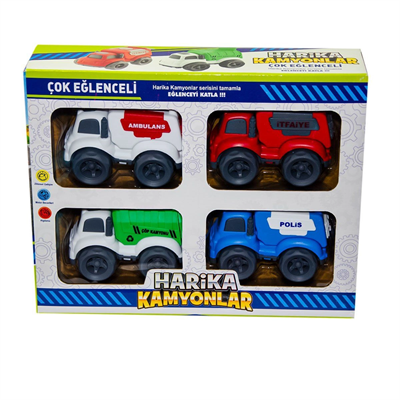 CNM20 4lü Kutulu Harika Kamyonlar 30