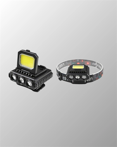 COB + XPE LED Kafa Feneri 800 Lumen USB Type C Şarjlı Çok Modlu