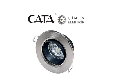 CT 5252 Cata 6W Satin Gövde Led Spot Armatür Günışığı 3200K