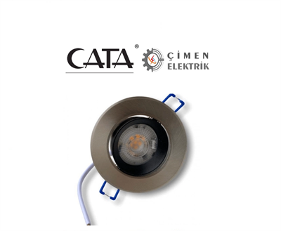 CT 5252 Cata 7W Satin Gövde Led Spot Armatür Beyaz Işık 6400K