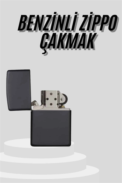 Çakmak Parlak Siyah Doldurulabilir Hedyelik Eşya