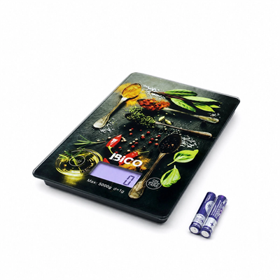 Cam Mutfak Tartısı Terazi Lcd Ekran 5kg/1gr Pilli Gr/oz/ml/ıb Ölçüm İ11-028 Bx40