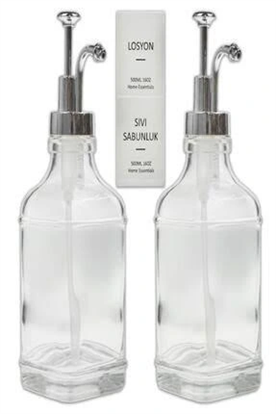 Cam Sıvı Sabunluk Losyonluk Krom