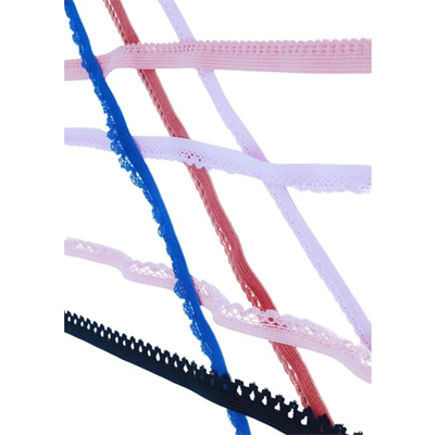 Çamaşır Lastiği Dantelli 1 Cm 1 Metre Lila