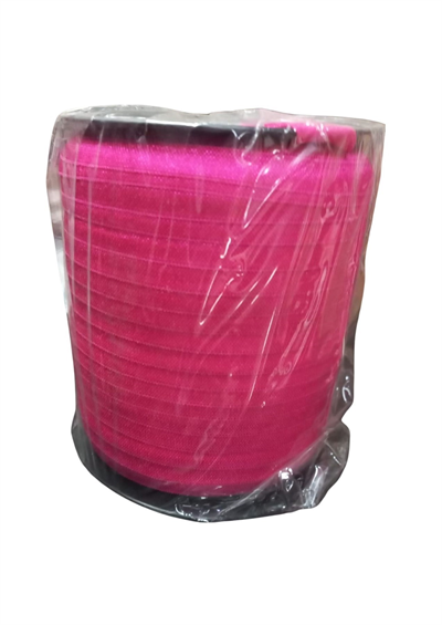 Çamaşır Lastiği Düz 1 Cm  1 Metre Fuşya