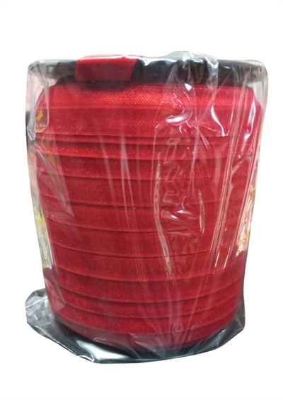 Çamaşır Lastiği Düz 1 Cm  75 Metre 1 Top Kırmızı