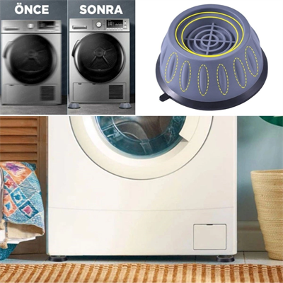 Çamaşır Makinesi Sarsıntı Titreşim Ses Önleyici Kaydırmaz Ayak 4lü Set Bx40