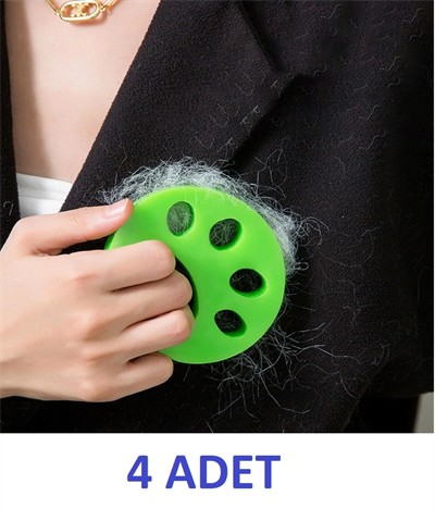Çamaşır Makinesi Ve Evcil Hayvanlar İçin Tüy Toplayıcı Yıkanabilir Aparat 4 Adet Bx40
