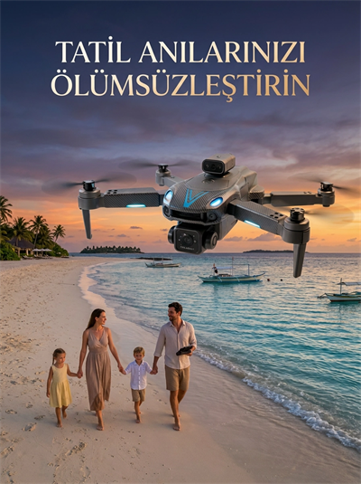 Canlı Görüntü Aktarımlı Katlanabilir Kamera Dron