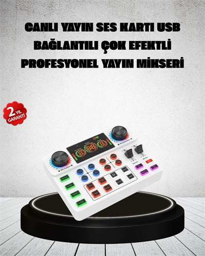 Canlı Yayın ve Karaoke İçin Profesyonel Ses Kartı Bluetooth Destekli