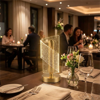 Çapraz Kavisli Kristal Simli Led Masa Lambası – Gold Gövdeli, Dokunmatik, 3 Kademe Işık Ayarlı Şarjlı Dekoratif Lamba Bx40