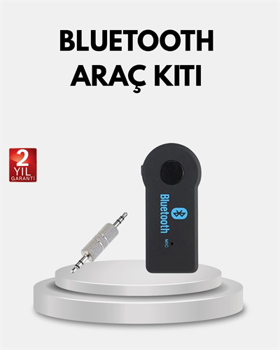 Car Bluetooth AUX Oto MP3 Player Kablosuz Müzik ve Görüşme Cihazı
