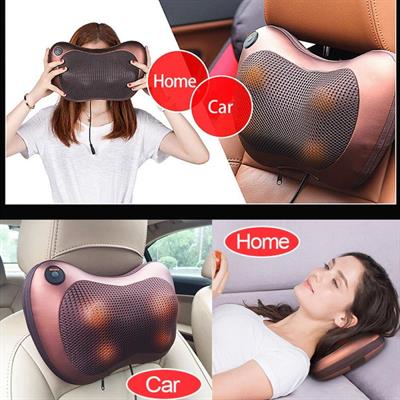 Car Home Ovmalı Masaj Yastığı, Araç Boyun Masaj Aleti (3936)