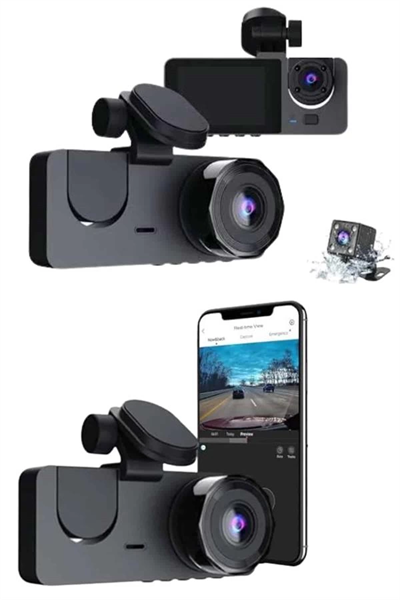 CarPlay Fotoğraf ve Video Kaydedici Araç İçi Kamera Ekranlı