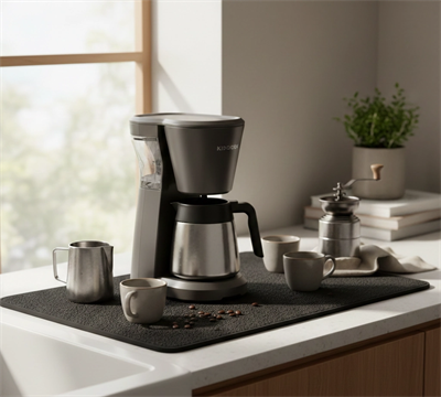 Çay Makinesi Altlığı Su Emici Kaymaz Taban Tezgah Koruyucu Kurulama Matı