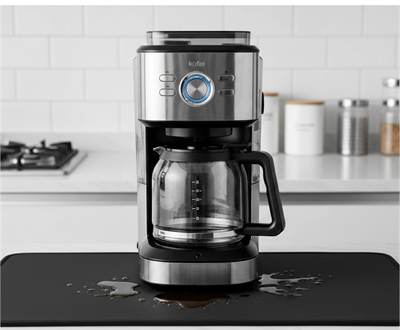 Çay Makinesi Altlığı Su Emici Kaymaz Taban Tezgah Koruyucu Kurulama Matı