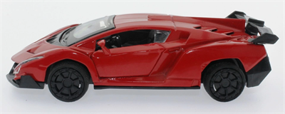 Çek Bırak Kırmızı Metal Spor Araba Sl6607B