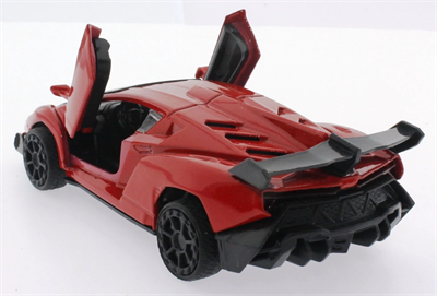 Çek Bırak Kırmızı Metal Spor Araba Sl6607B