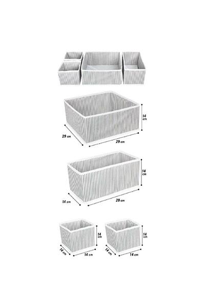 Çekmece Düzenleme Kutu Seti Organizer 4lü Set (3936)