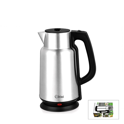 Çelik - Sürahi Model Kettle Elektrikli Su Isıtıcısı Paslanmaz Çelik Gizli Rezistans 360° 2.2lt 1500w Kk-3334 Bx40
