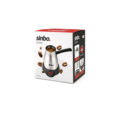 Çelik Elektrikli Cezve Türk Kahve Makinesi - 5fincan=400ml 360° Kablosuz Kullanım Katlanır Kulp 700w Scm-2967 Bx40