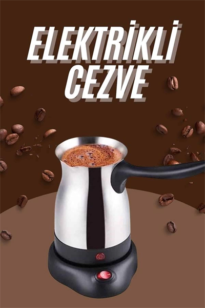 Çelik Kahve Makinesi Cezve 800 Watt Paslanmaz Çelik Türk Kahvesi Makinesi