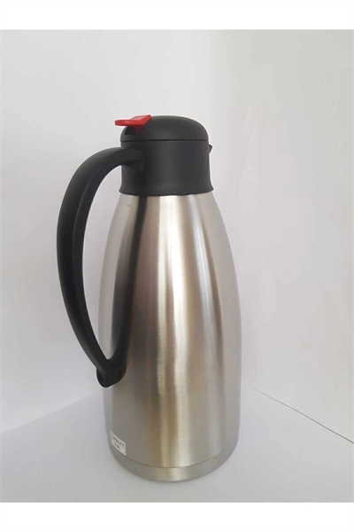 Çelik termos 3 litre metalik renk 12 saat yalıtım kutulu gıda temasına uygun - Spor & Outdoor