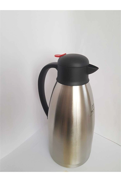 Çelik termos 3 litre metalik renk 12 saat yalıtım kutulu gıda temasına uygun - Spor & Outdoor