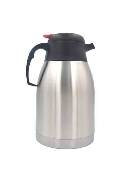 Çelik termos 3 litre metalik renk 12 saat yalıtım kutulu gıda temasına uygun - Spor & Outdoor