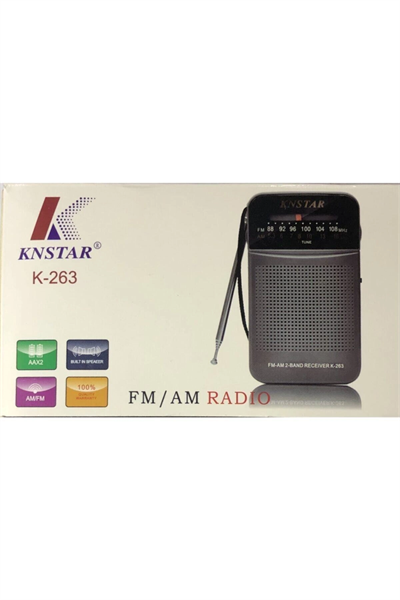 Cep tipi taşınabilir FM radyo, pilli, çok renkli, 2 yıl garantili - Elektronik - Müzik Sistemleri