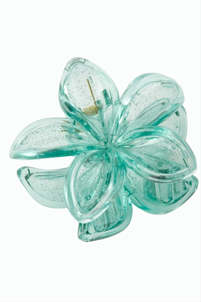 Çerçeveli Simli Lotus Toka 8 cm