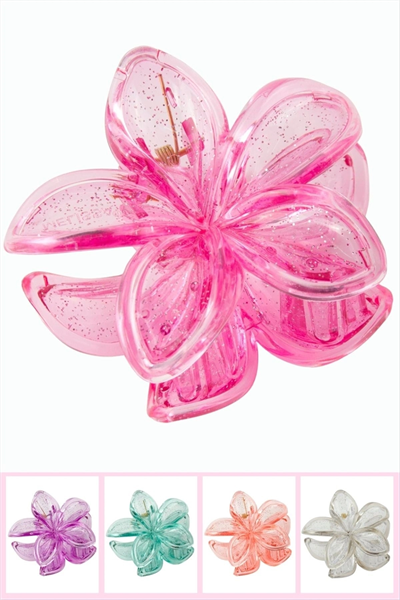 Çerçeveli Simli Lotus Toka 8 cm