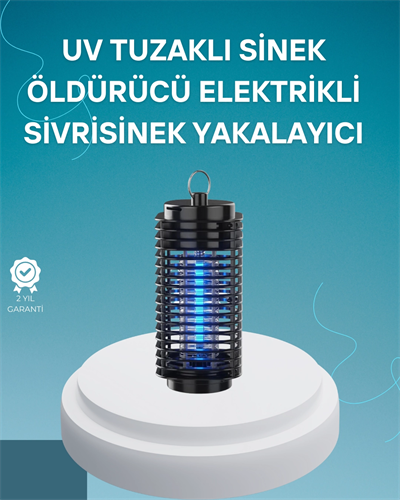 Çevre Dostu Elektrikli Sivrisinek Öldürücü Lamba – 50m² Etki Alanı