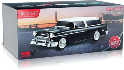 Chevrolet Ws-1955bt Belair 1955 Model Bluetooth Hoparlör Bx40