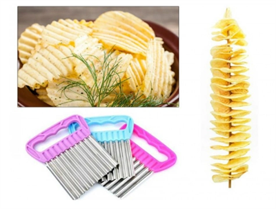 Chips Chopper Şekilli Sebze Ve Meyve Dilimleyici Bx40