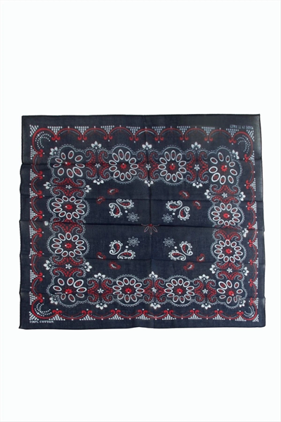 Çiçek Desenli Bandana 50*50