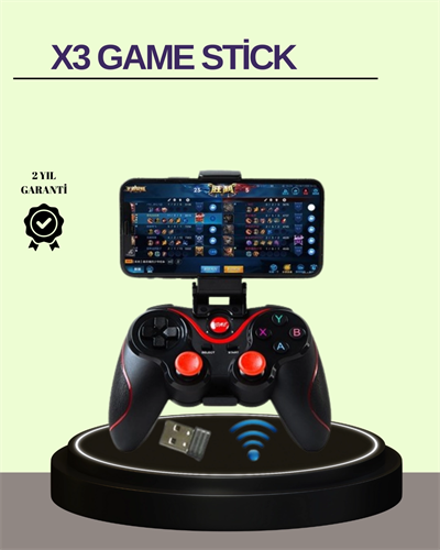 Çift Analog Joystick ve 14 Tuşlu Bluetooth Oyun Kumandası